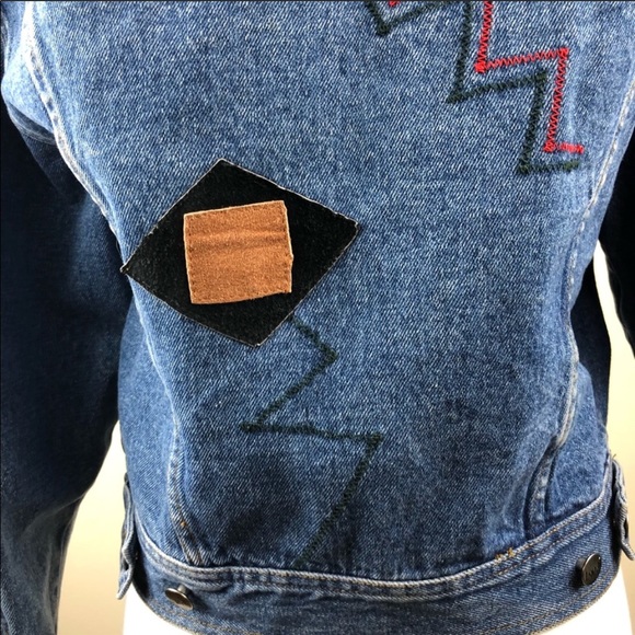 Vintage Zana Di Embellished Denim Jacket - Picture 8 of 8
